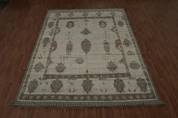 Geometric Wool Moroccan Wool Large Rug 10x15