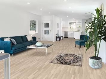 Dark Navy Blue Floral Nain Persian Accent Rug 3x4