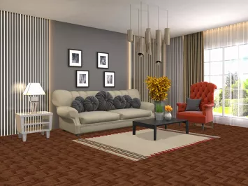 Nomadical Flat Pile Kilim Persian Rug 4x6