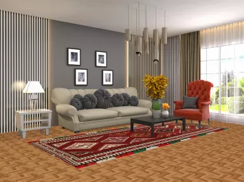 Vegetable Dye Kilim Qashqai Persian Runner Rug 4x10