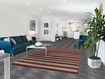 Vegetable Dye Kilim Qashqai Persian Area Rug 6x9