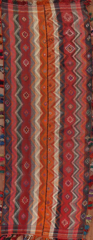 Flat Weave Tribal Kilim Persian Runner Rug 5x16