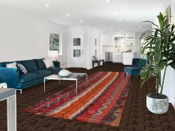 Flat Weave Tribal Kilim Persian Runner Rug 5x16