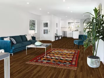 Flat Weave Vegetable Dye Kilim Qashqai Persian Rug 5x7