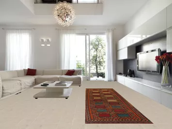 Vegetable Dye Kilim Qashqai Persian Runner Rug 5x16