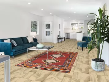 Vegetable Dye Kilim Qashqai Flat Weave Persian Rug 5x7