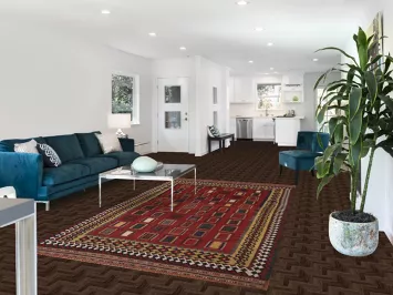 Vegetable Dye Kilim Qashqai Tribal Persian Area Rug 6x9