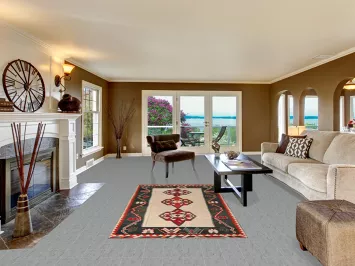 Flat Weave Nomadic Kilim Persian Rug 4x8