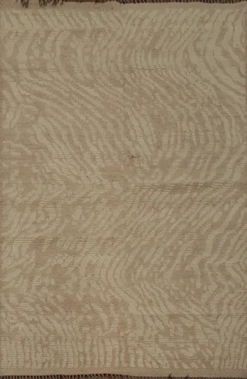 Handmade Wool Moroccan Abstract Area Rug 8x10