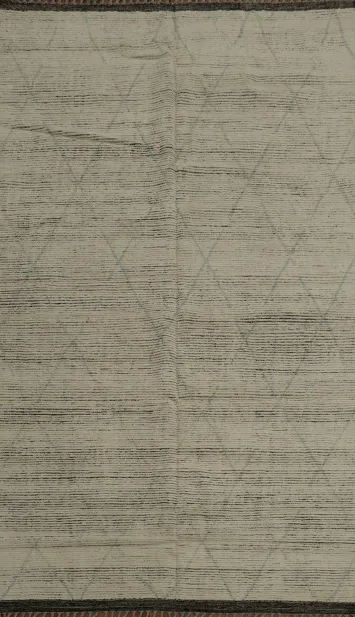 Chic Moroccan Area Rug 7x11 Perfect for Minimalist Living Spaces