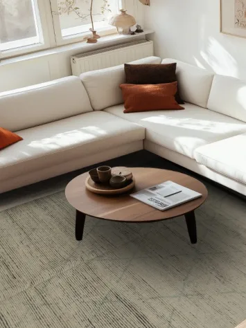 Chic Moroccan Area Rug 7x11 Perfect for Minimalist Living Spaces