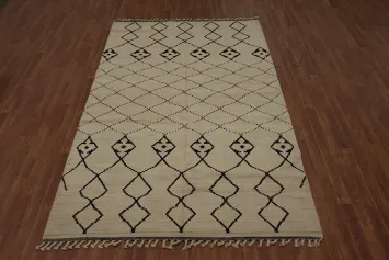 All-Over Trellis Moroccan Oriental Area Rug 6x10