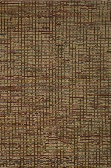 All-Over Checkered Moroccan Living Room Area Rug 8x10