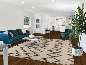 Modern Geometric Moroccan Wool Area Rug 8x10