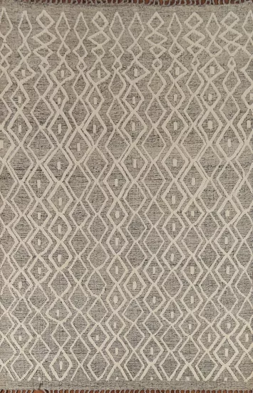 All-Over Trellis Moroccan Oriental Area Rug 7x10