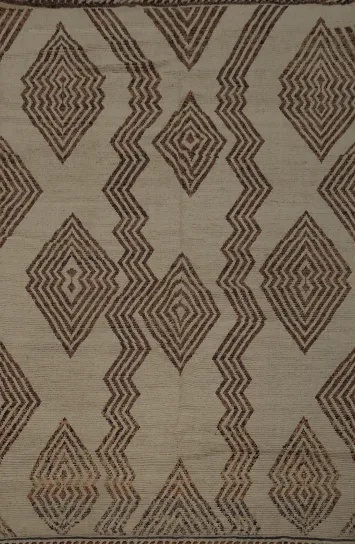 Striking Symmetry Moroccan Area Rug 8x11 for Stylish Interiors