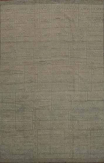 Elegant Geometric Moroccan Large Rug 12x16 for Modern Interiors