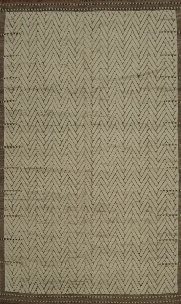 All-Over Chevron Moroccan Oriental Area Rug 9x13