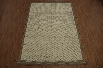 All-Over Chevron Moroccan Oriental Area Rug 9x13