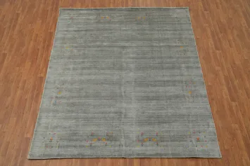 Refined Gabbeh Area Rug 8x10 with Subtle Embellishments for Classy Homes