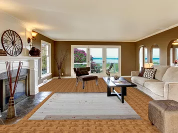 Handmade Striped Gabbeh Indian Area Rug 6x8