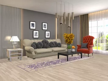 Purple Handmade Wool Oushak Oriental Runner Rug 3x10