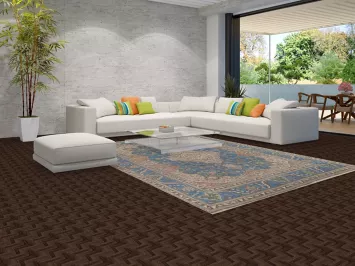 Handmade Blue Floral Tabriz Persian Area Rug 8x11