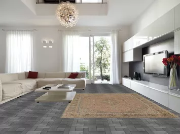 Traditional Pink Floral Mashad Persian Area Rug 9x12