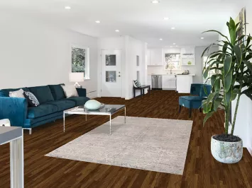 Hand-Knotted Wool Abstract Indian Area Rug 5x8