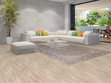 Vintage Blue Tabriz Persian Area Rug 8x11