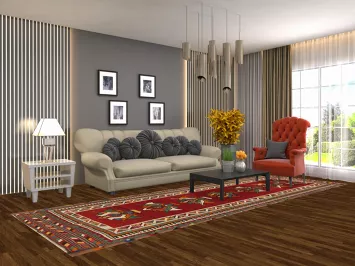 Vegetable Dye Kilim Qashqai Persian Runner Rug 4x13