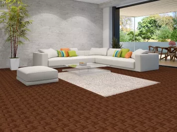 All-Over Abstract Moroccan Wool Area Rug 6x9