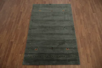 Gabbeh Indian Accent Rug 4x6 Decor with Intricate Animal Details