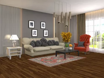 Handmade Geometric Khotan Oriental Rug 4x6