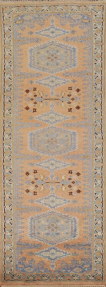 Geometric Viss Oriental Runner Rug 2x8