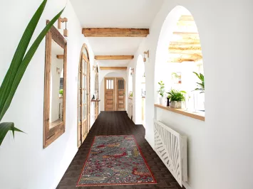 Animals Design Ziegler Indian Runner Rug 3x8