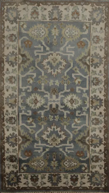 Handcrafted Design Oushak Accent Rug 3x5 for Sophisticated Interiors