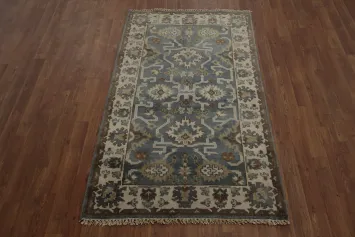 Handcrafted Design Oushak Accent Rug 3x5 for Sophisticated Interiors