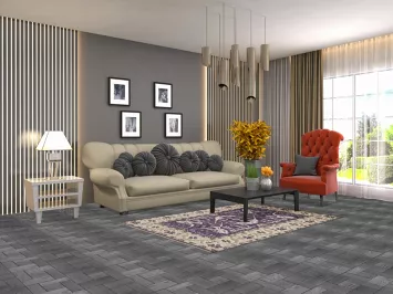 Handmade Purple Oushak Indian Foyer Rug 4x6