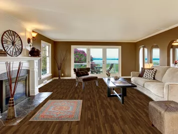 Light Blue Geometric Viss Indian Accent Rug 3x5