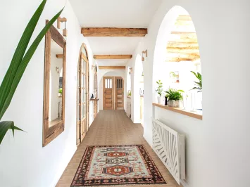 Handmade Wool Khotan Indian Foyer Rug 3x5