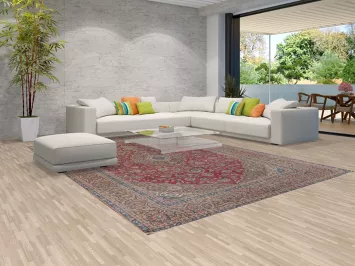 Traditional Floral Mashad Persian Area Rug 9x13