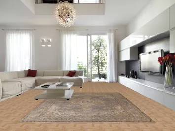 Handmade Gray Wool Tabriz Persian Area Rug 10x13