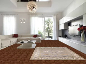 Handmade Gray Oushak Indian Area Rug 8x10