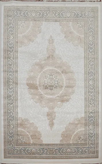 Victorian Style Qum Turkish Area Rug 7x10