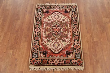 Geometric Heriz Serapi Indian Accent Rug 2x3