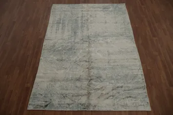 Neutral Toned Abstract Area Rug 6x8 Ideal for Modern Minimalist Decor