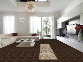 Multicolor Trellis Wool Moroccan Runner Rug 3x13