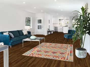 Reversible Wool Kilim Oriental Rug 5x7