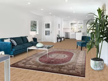 Traditional Floral Silk Qum Turkish Area Rug 6x10